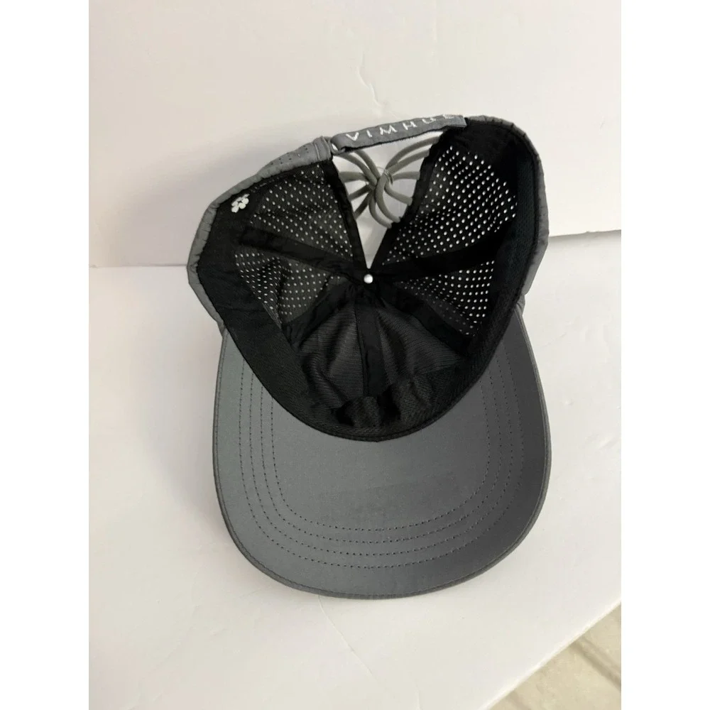 VIMHUE Hat Cap Strap Back Women's sz 57 Gray Mesh Ponytail adjustable Indiana